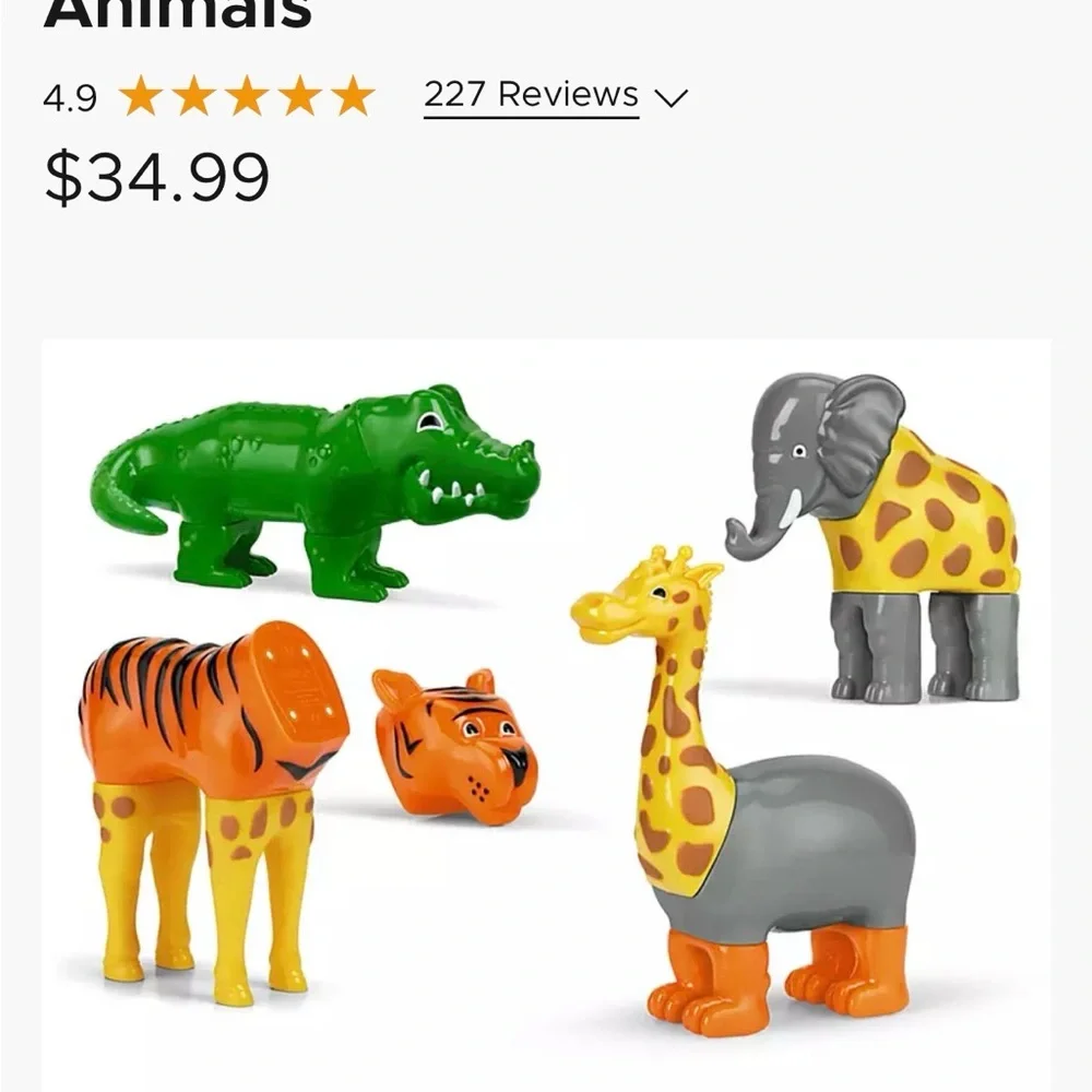 Lakeshore Learning Mix and Match Magnetic Wild Animals - Picture 4 of 4